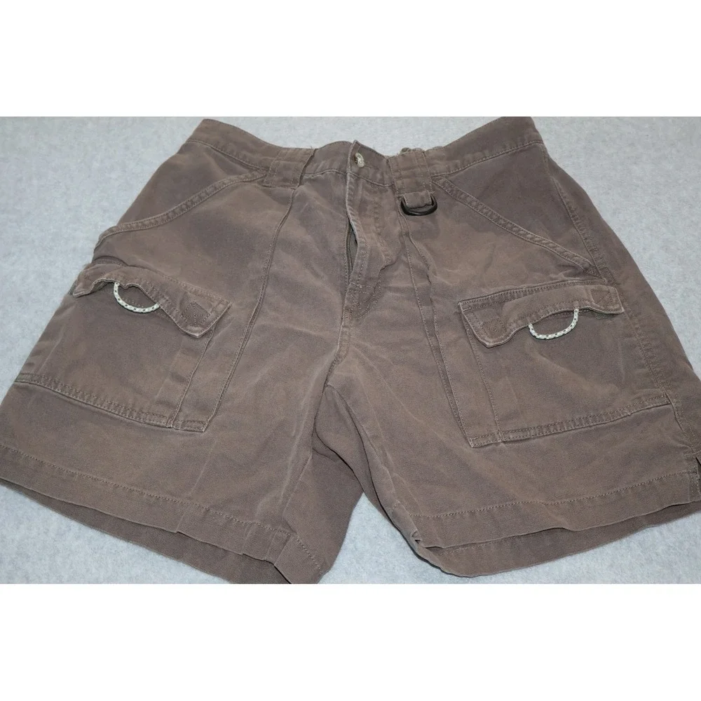 Columbia PFG Cargo Shorts Mens Medium Gray Performance Fishing Gear